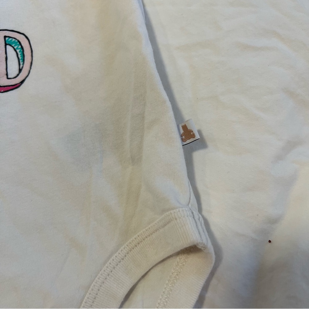 GAP Onesie Adore my Dad Father’s Day, White, 12-18m - Picture 4 of 7